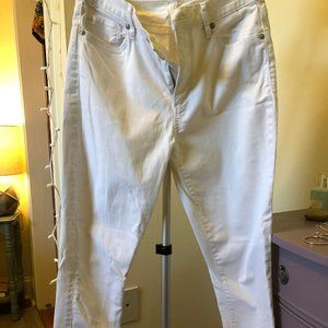 LOFT White Jeans